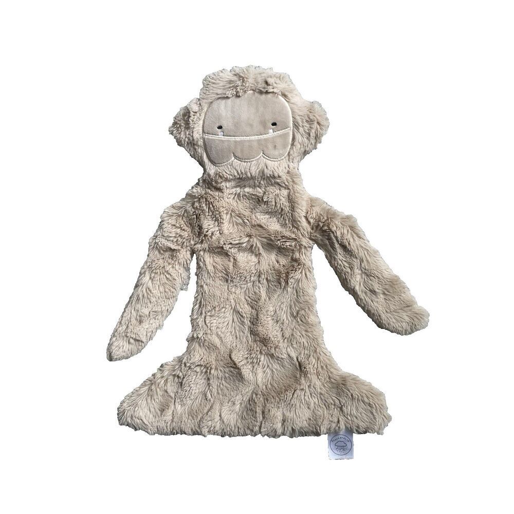 Slumberkins Yeti Lovey Plush Security Toy Animal Cream Tan Fleece 15" One Size